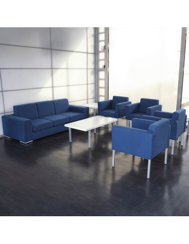 Sofá Betty  polipiel azul