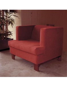 Sofá Adax 1 plaza en polipiel azul 2